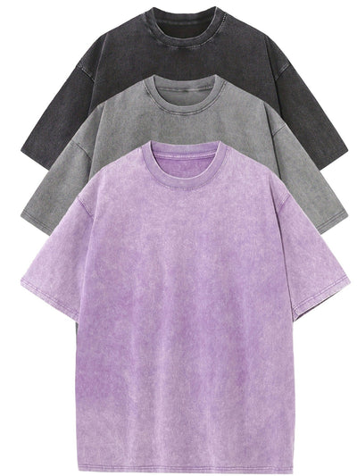 Lot de 3 t-shirts oversize en coton doux – Style et confort au quotidien
