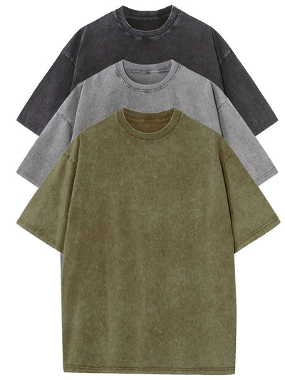 Lot de 3 t-shirts oversize en coton doux – Style et confort au quotidien