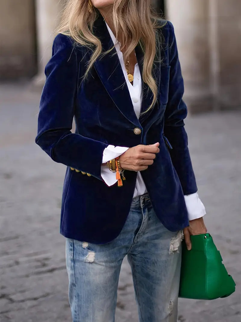 Isadora | Blazer élégant en velours