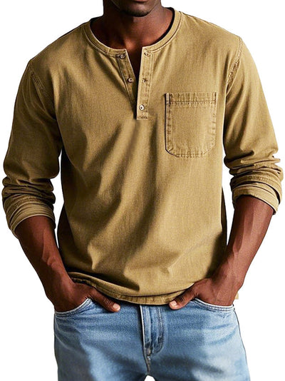 Samuel | Haut vintage à manches longues pour homme