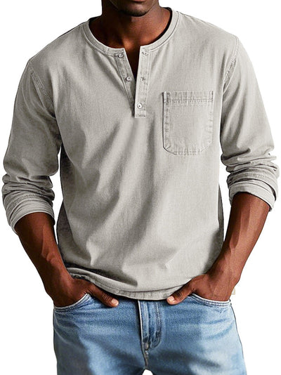 Samuel | Haut vintage à manches longues pour homme