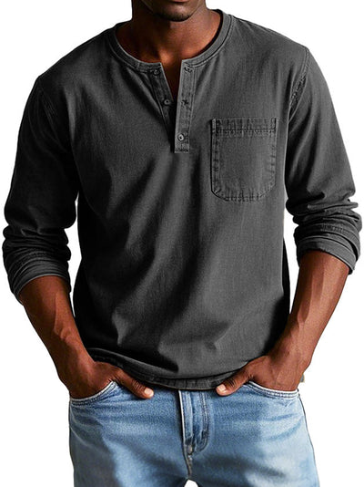 Samuel | Haut vintage à manches longues pour homme