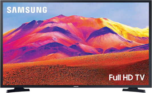 TV UE32T5372CDXZT Full HD, Smart TV 32" HDR, Purcolor, Wi-Fi, Slim Design, Built-In with Bixby and Alexa Compatible with Google Assistant, Black 2020
