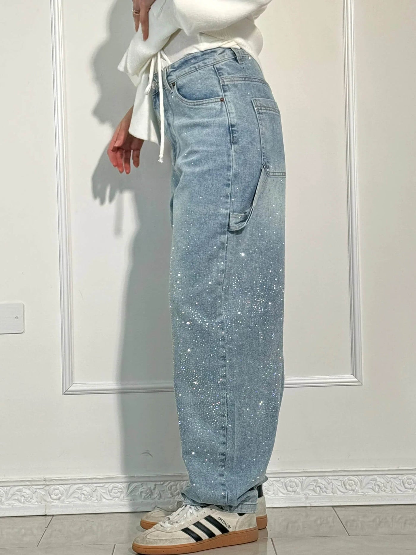 Celestia | Le pantalon éclat au style diamant