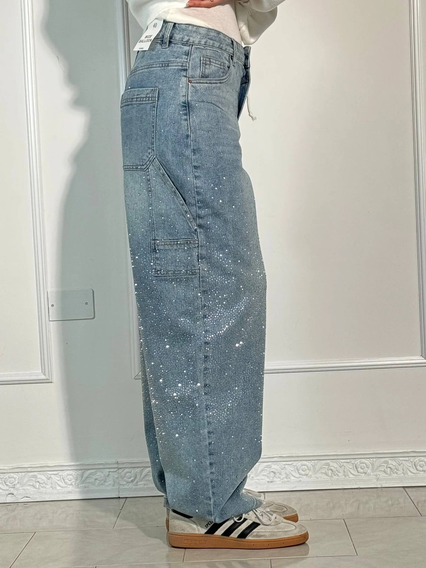 Celestia | Le pantalon éclat au style diamant
