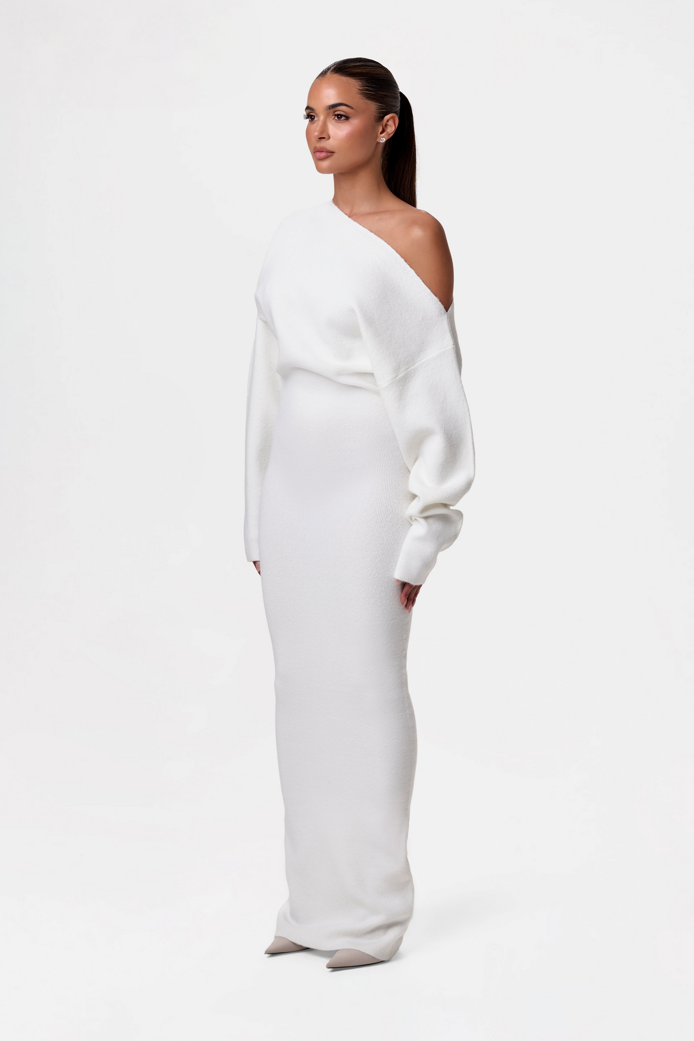 Off Shoulder Sweater Dress