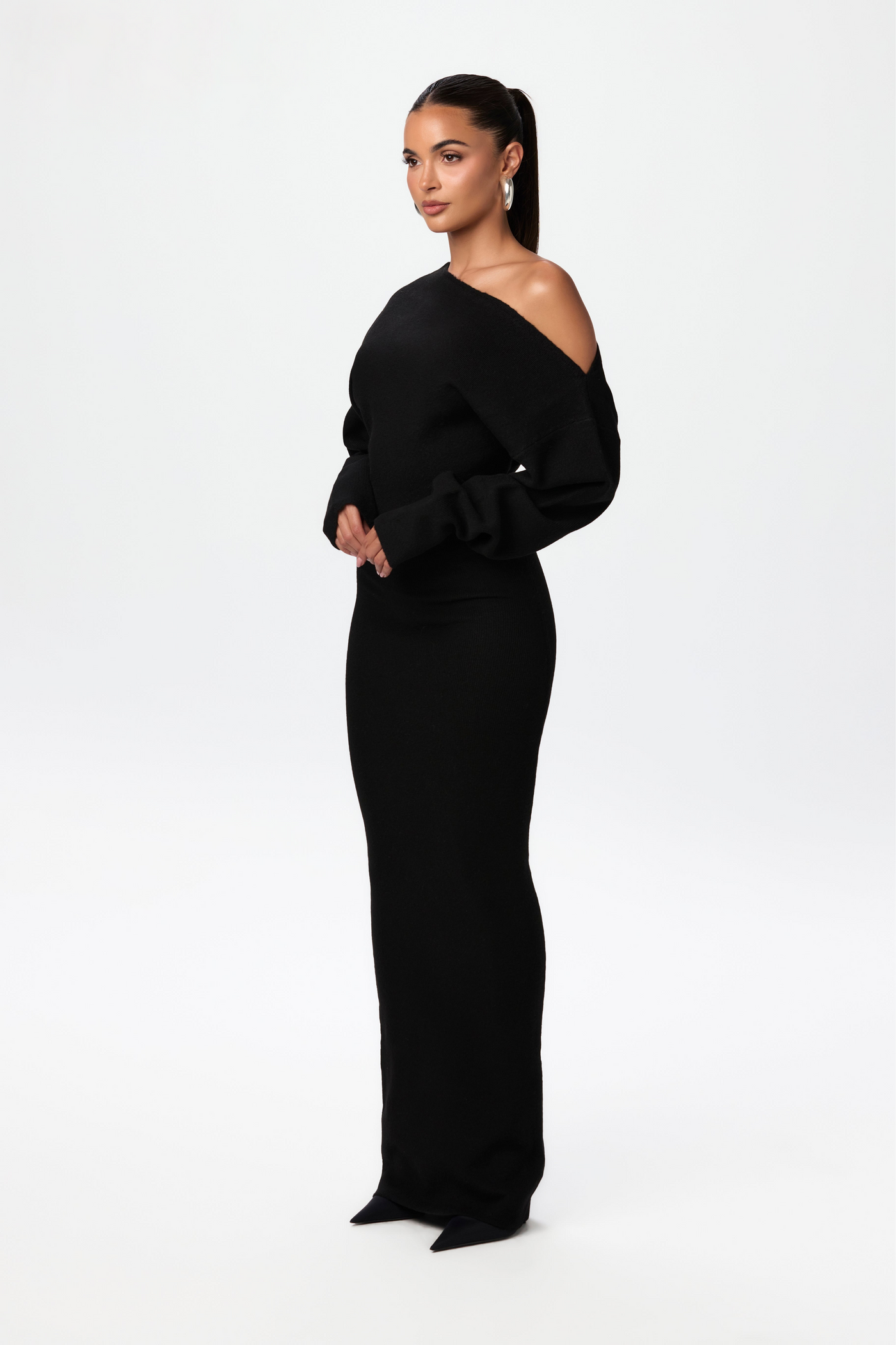 Off Shoulder Sweater Dress