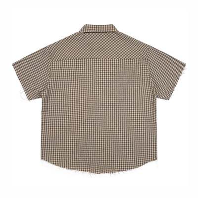 Chemise réversible à manches courtes