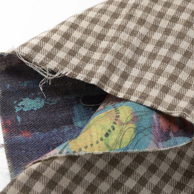 Chemise réversible à manches courtes