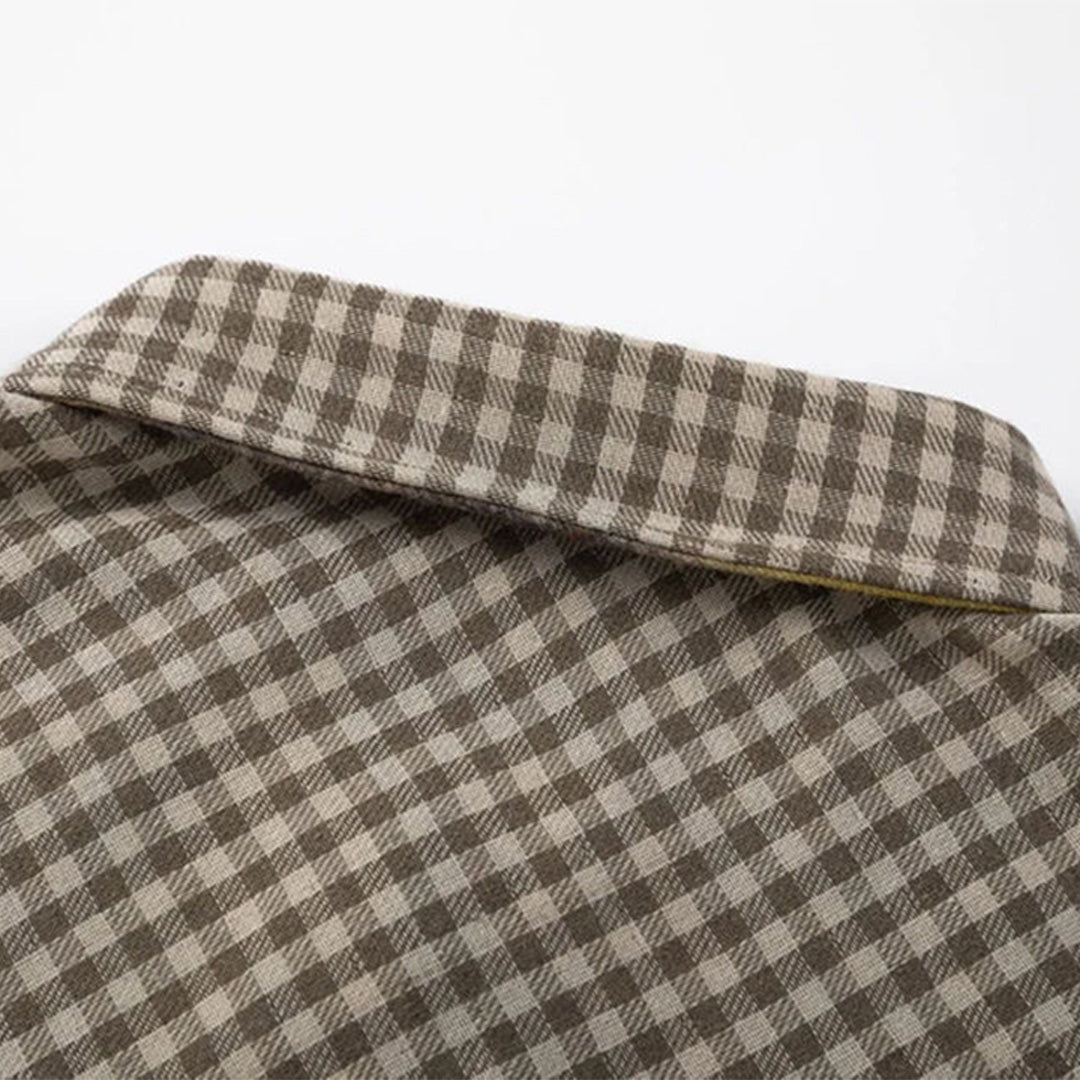 Chemise réversible à manches courtes