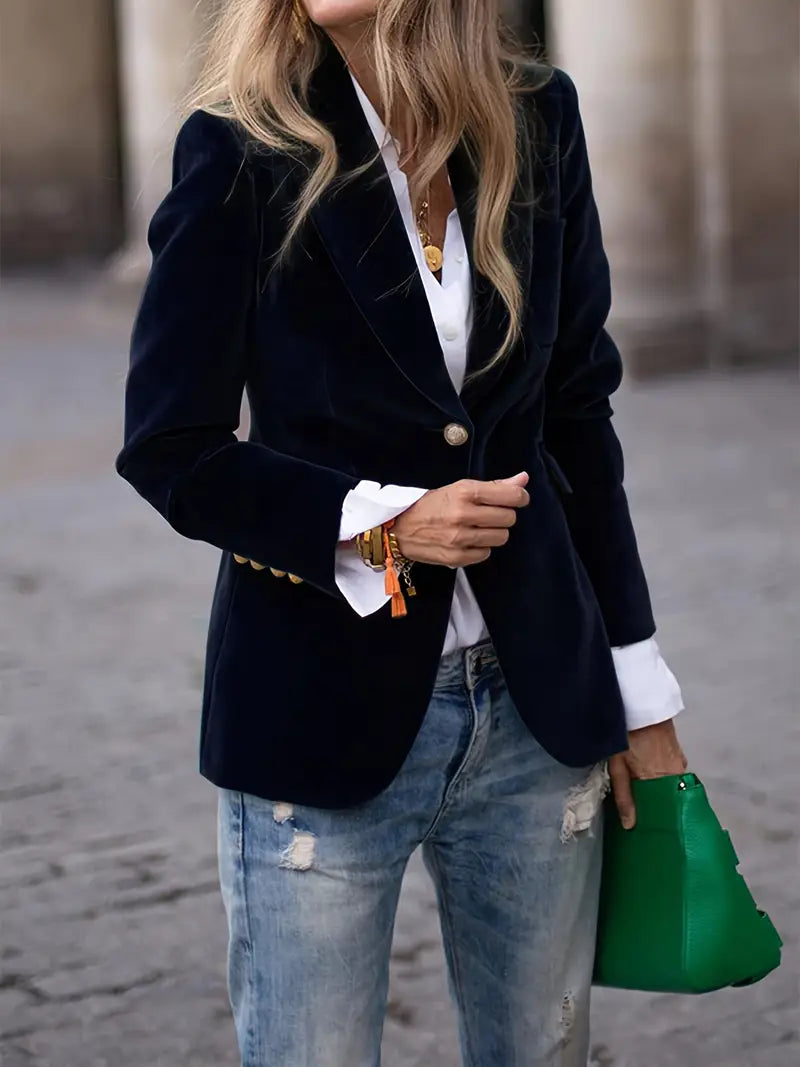 Isadora | Blazer élégant en velours