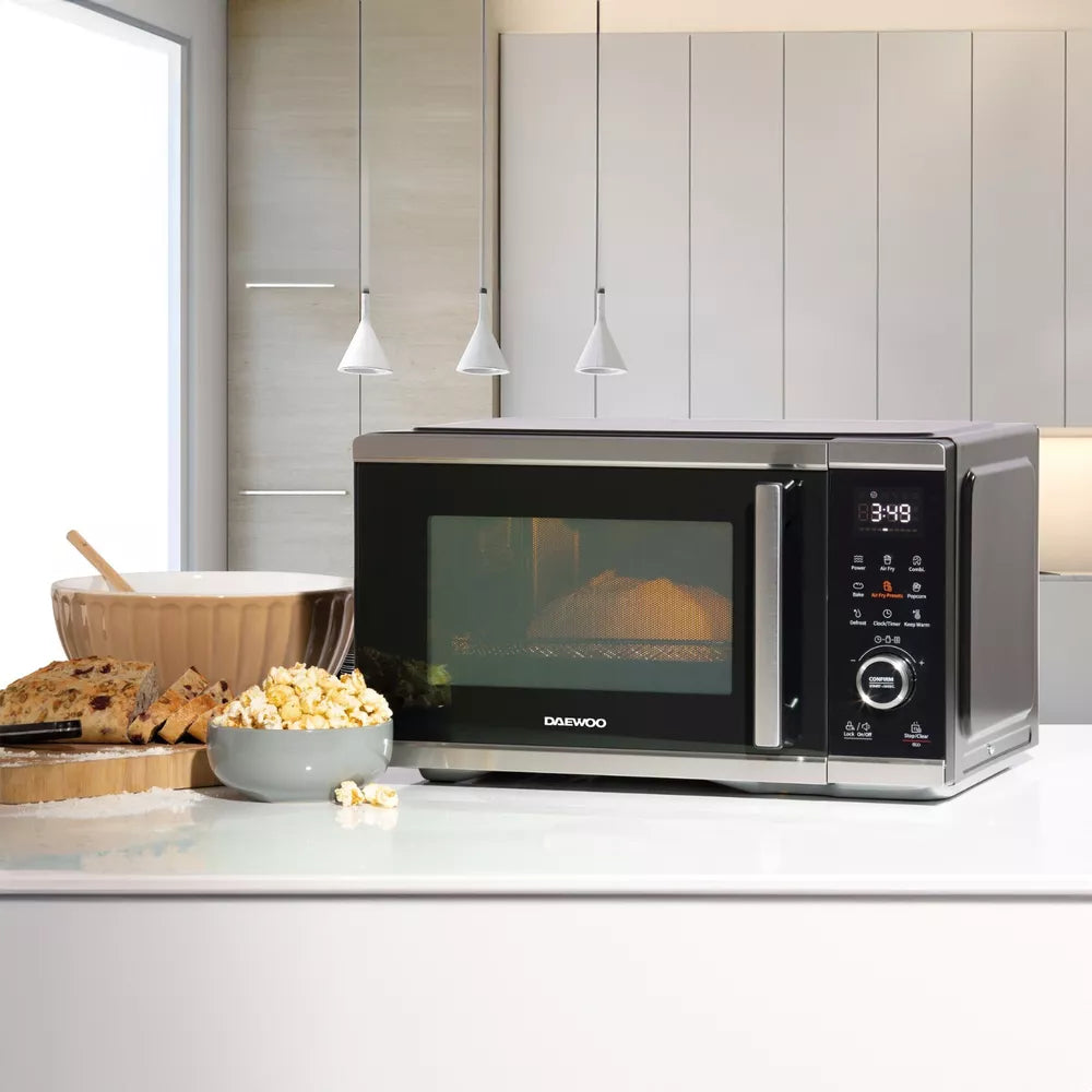 Daewoo All-in-1 Combo Air Fryer Microwave Oven 2400W 26 Litre Combination Combi